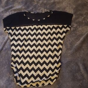 Chevron ooh la la shirt